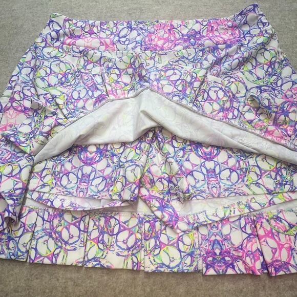 Tzu Tzu Samba Skort XL Bright Print UPF 50 Athletic Tennis Skirt - Picture 5 of 6
